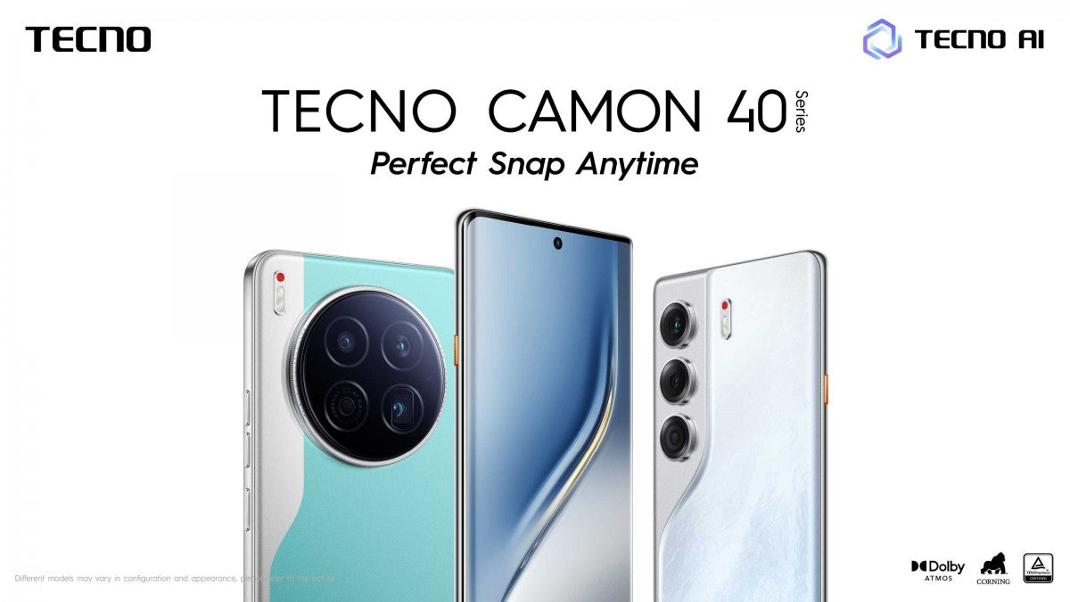 Tecno Camon 40 serisi dizüstü bilgisayarlar, Watch GT 1 ve True 2 kulaklıklar ile birlikte tanıtıldı