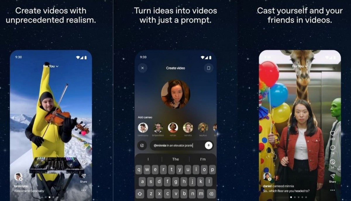 OpenAI'nin Sora uygulaması artık Android'de kullanılabilir