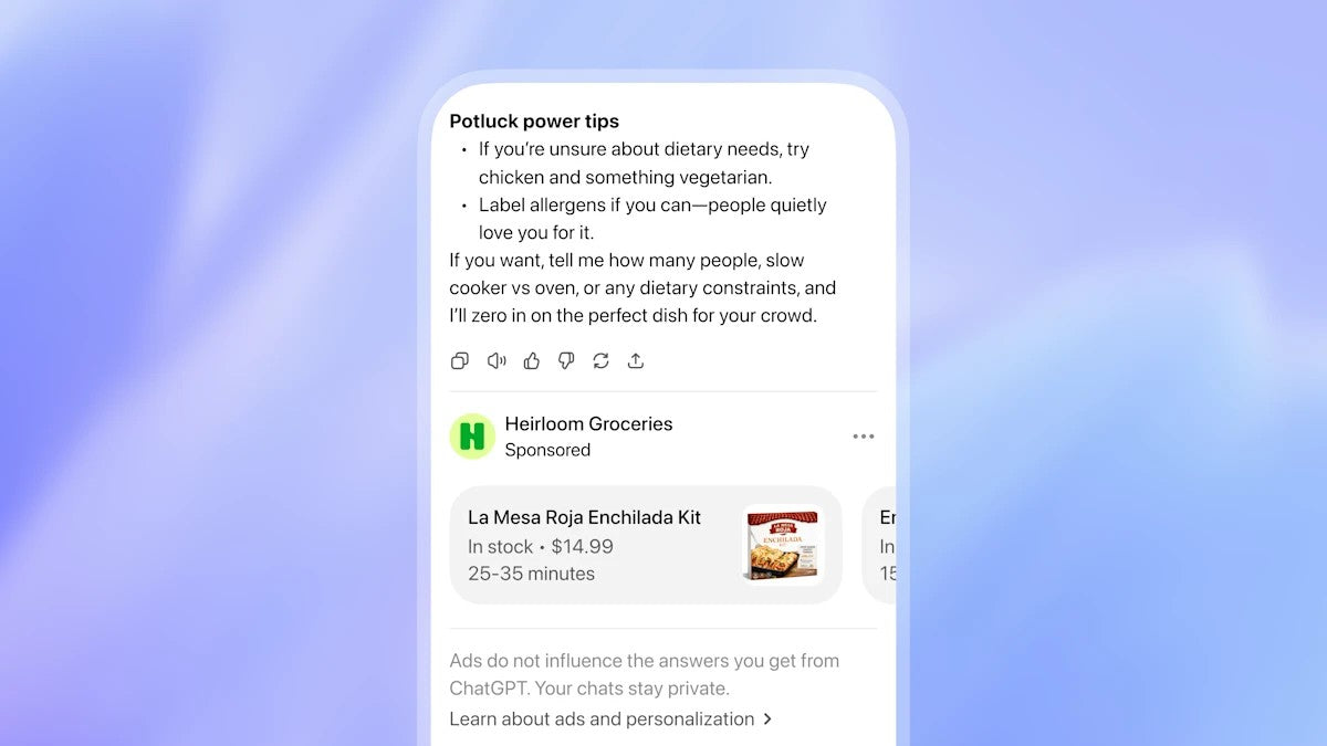ChatGPT, ABD'deki ücretsiz ve Go kullanıcıları için reklamlar gösterecek