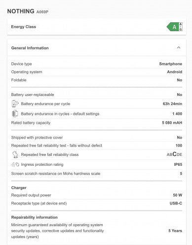 Son sertifikasyonda Nothing Phone (4a) Pro pil ve şarj detayları ortaya çıkıyor