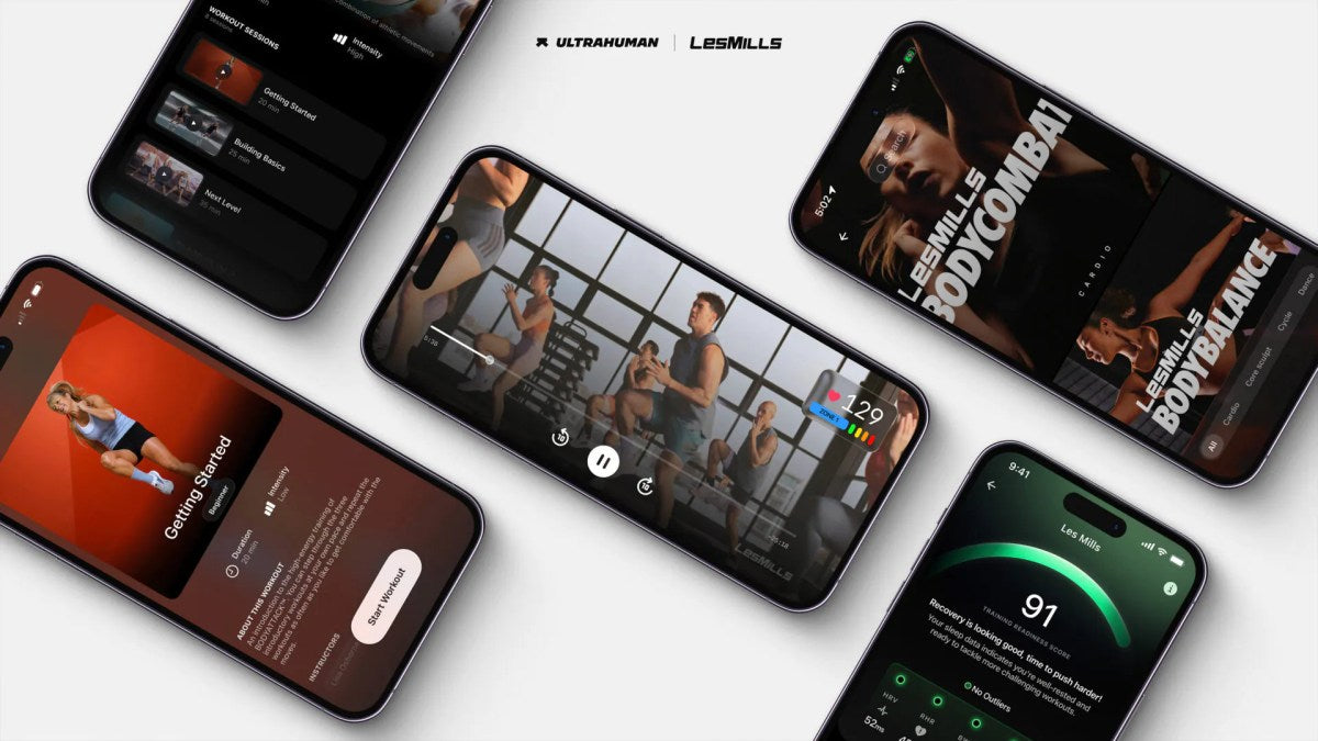 Ultrahuman Yüzük Uygulaması Artık Les Mills Antrenmanlarını Destekliyor