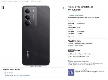 Realme C100i: Çıkış Öncesi Detaylar ve Özellikler