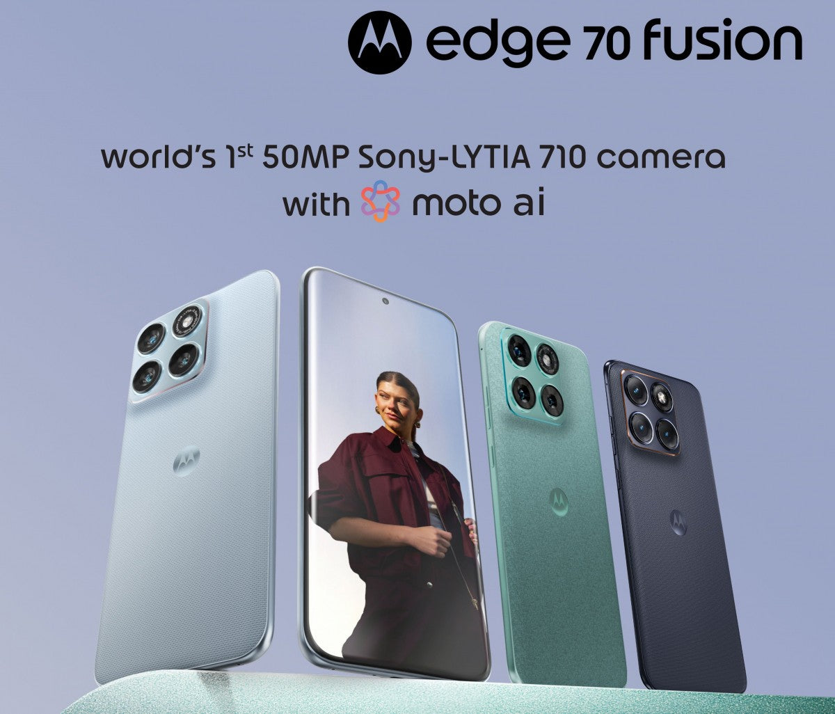 Motorola resmi olarak Edge 70 Fusion'ın ana özelliklerini doğruladı, tüm renkleri gösterdi.