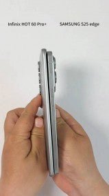 Ice Universe: Infinix Hot 60 Pro+, Galaxy S25 Edge'den daha hafif ve neredeyse aynı kadar ince - Tekno Muaz