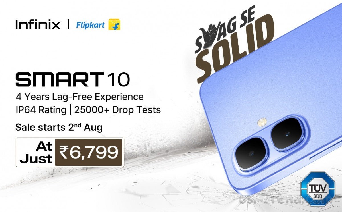 Infinix Smart 10 Hindistan'da piyasaya sürüldü - Tekno Muaz