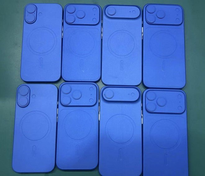 iPhone 17 kuklalarının fotoğrafı, iPhone 17 Pro'lar için yeni metal ve cam tasarımını gösteriyor. - Tekno Muaz