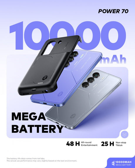 Itel, büyük bir bataryaya sahip bütçe dostu Power 70'i piyasaya sürüyor. - Tekno Muaz