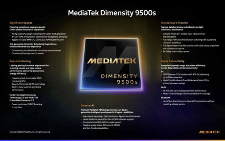 MediaTek, yeni Dimensity 9500s amiral gemisi ve 8500 orta seviye yonga setlerini duyurdu. - Tekno Muaz