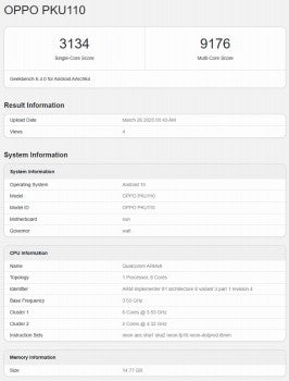 Oppo Find X8 Ultra ve Find X8s, Geekbench'te çalışıyor, yonga seti beklentilerimizi doğruluyor - Tekno Muaz
