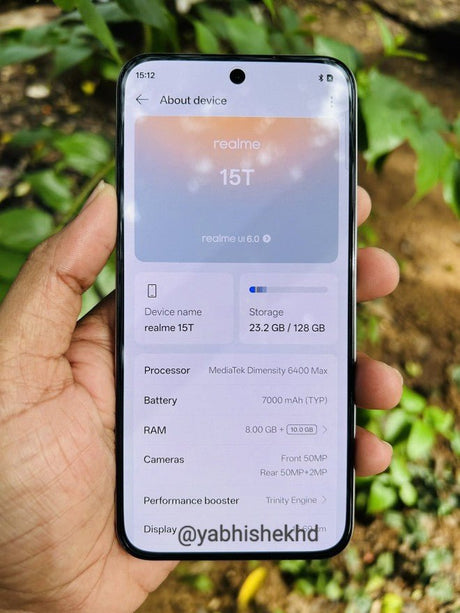 Realme 15T doğada görüldü - Tekno Muaz