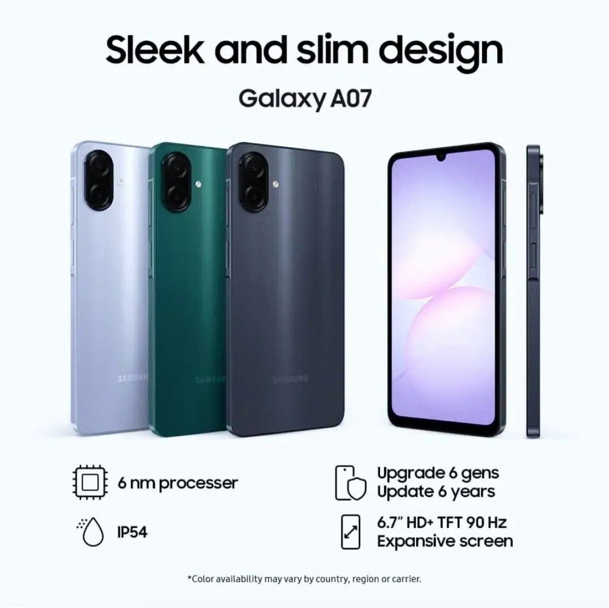 Samsung Galaxy A07 renk seçenekleri ve özellikleri sızdırıldı - Tekno Muaz