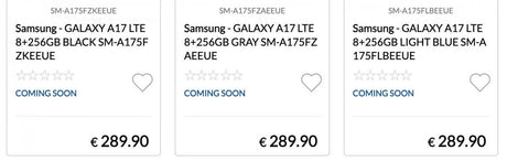 Samsung Galaxy A17 4G ve A17 5G Avrupa'da listelendi, işte fiyatlar - Tekno Muaz