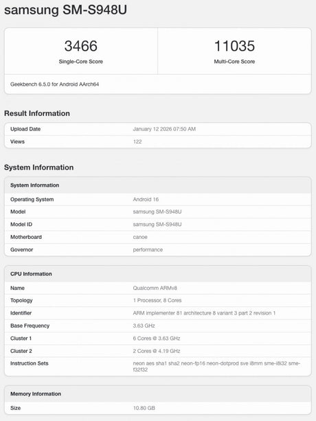 Samsung Galaxy S26 Ultra ve Galaxy S26 Geekbench'te görüldü - Tekno Muaz