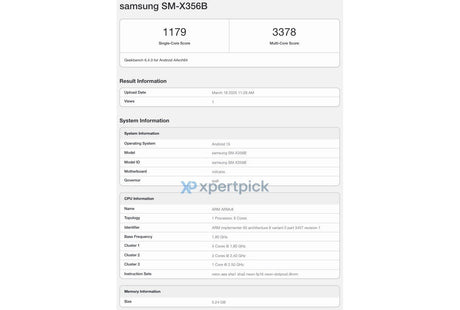 Samsung Galaxy Tab Active5 Pro, Geekbench'te çalıştırılıyor ve yonga seti ortaya çıkıyor - Tekno Muaz