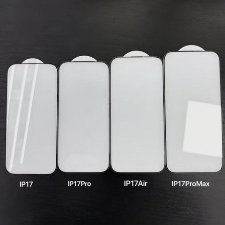 Sızdırılan iPhone 17 ekran koruyucuları dört model arasındaki ekran boyutu farkını gösteriyor - Tekno Muaz