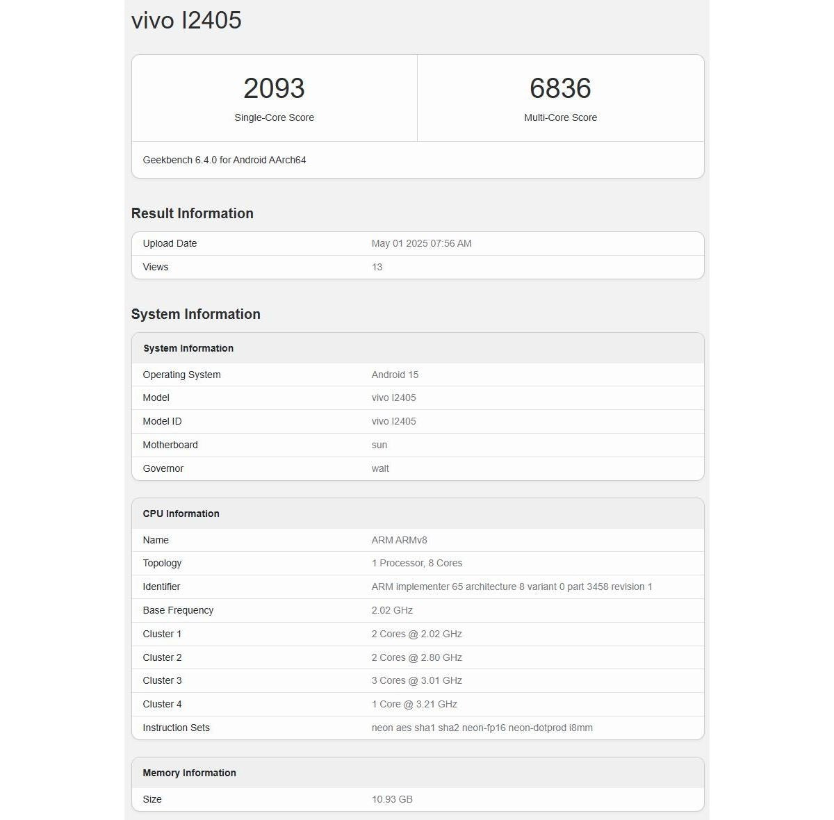 Uluslararası iQOO Neo10, farklı bir yonga setiyle Geekbench testinden geçti - Tekno Muaz