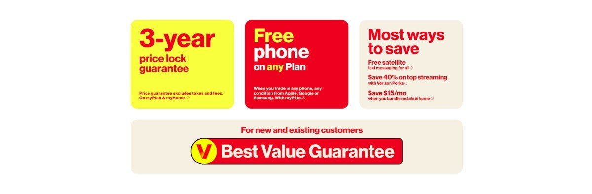 Verizon, planları için üç yıllık fiyat kilidi garantisini tanıttı. - Tekno Muaz