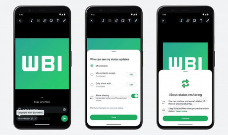 WhatsApp, diğerlerinin durum güncellemelerinizi paylaşmasına izin verme seçeneği sunacak - Tekno Muaz