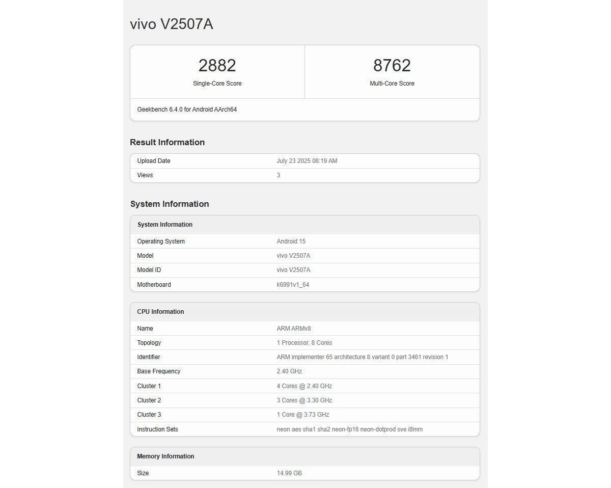 Yeni vivo (ya da IQOO) 8000mAh'lik devasa bir pil ve Dimensity 9400+ ile geliyor - Tekno Muaz