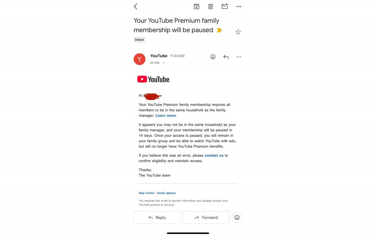 YouTube artık aynı konumda olmayan Premium Aile Planı hesaplarını hedefliyor - Tekno Muaz