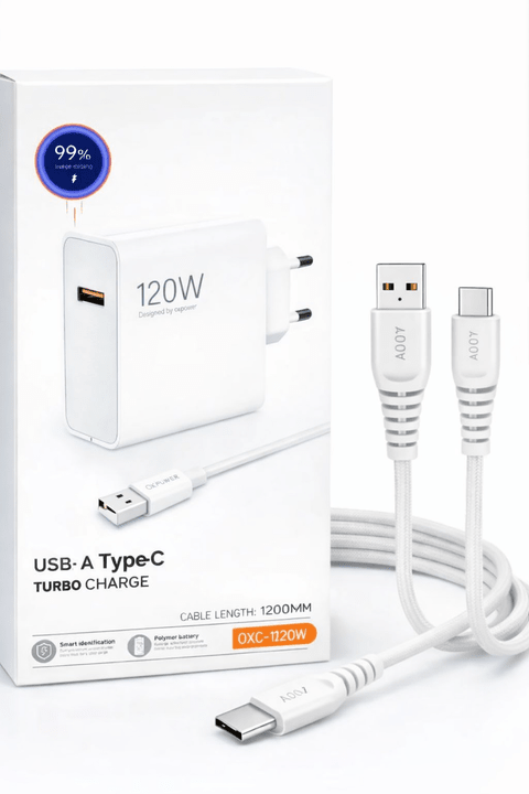Şarj Aleti 120w şarj aleti ve kablosu