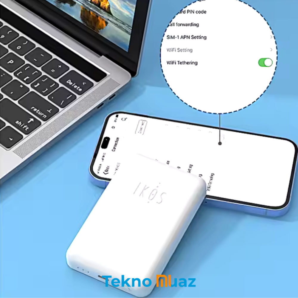 IKOS K6 iphone ve Android için ÇİFT SIM Şebeke Cihazı