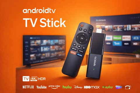 Android TV Stick 4K HDR – Akıllı TV Dönüştürücü, Netflix YouTube Prime Video Destekli Android TV Dongle ürünü - kategorisi | Tekno Muaz