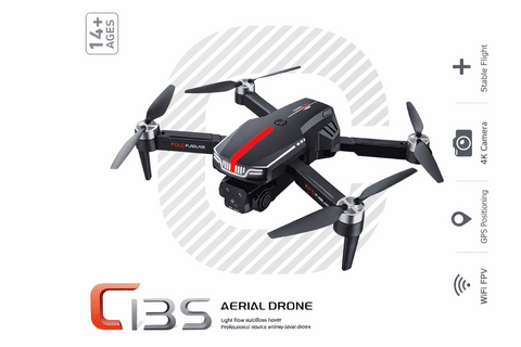 C13S Katlanabilir 4K Kameralı Drone | WiFi FPV + Stabil Uçuş | Yeni Nesil Aerial Drone ürünü - Drone kategorisi | Tekno Muaz
