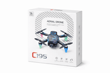 C195 Katlanabilir Drone | HD Kamera + LED Işık + Kolay Kullanım ürünü - Drone kategorisi | Tekno Muaz