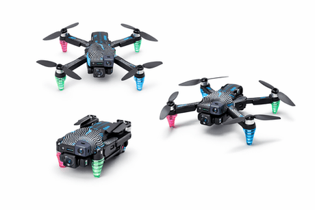 C195 Katlanabilir Drone | HD Kamera + LED Işık + Kolay Kullanım ürünü - Drone kategorisi | Tekno Muaz