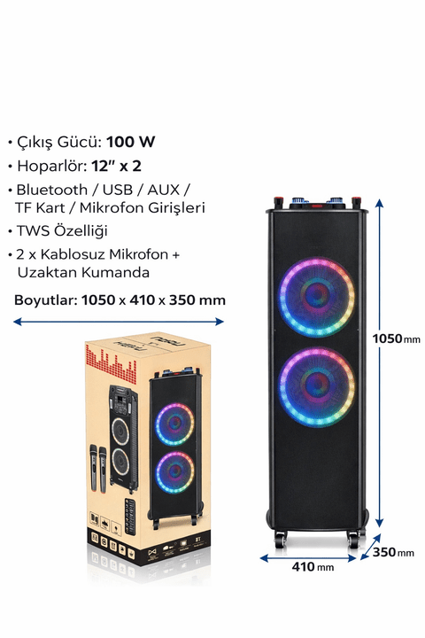 FP - 916 Ses Sistemi 100 watt ürünü - Hoparlör kategorisi | Tekno Muaz