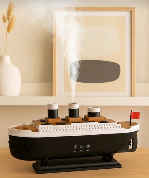 Jellyfish Gemi Tasarımlı Aroma Difüzör (LED Efektli) ürünü - Aksesuar kategorisi | Tekno Muaz