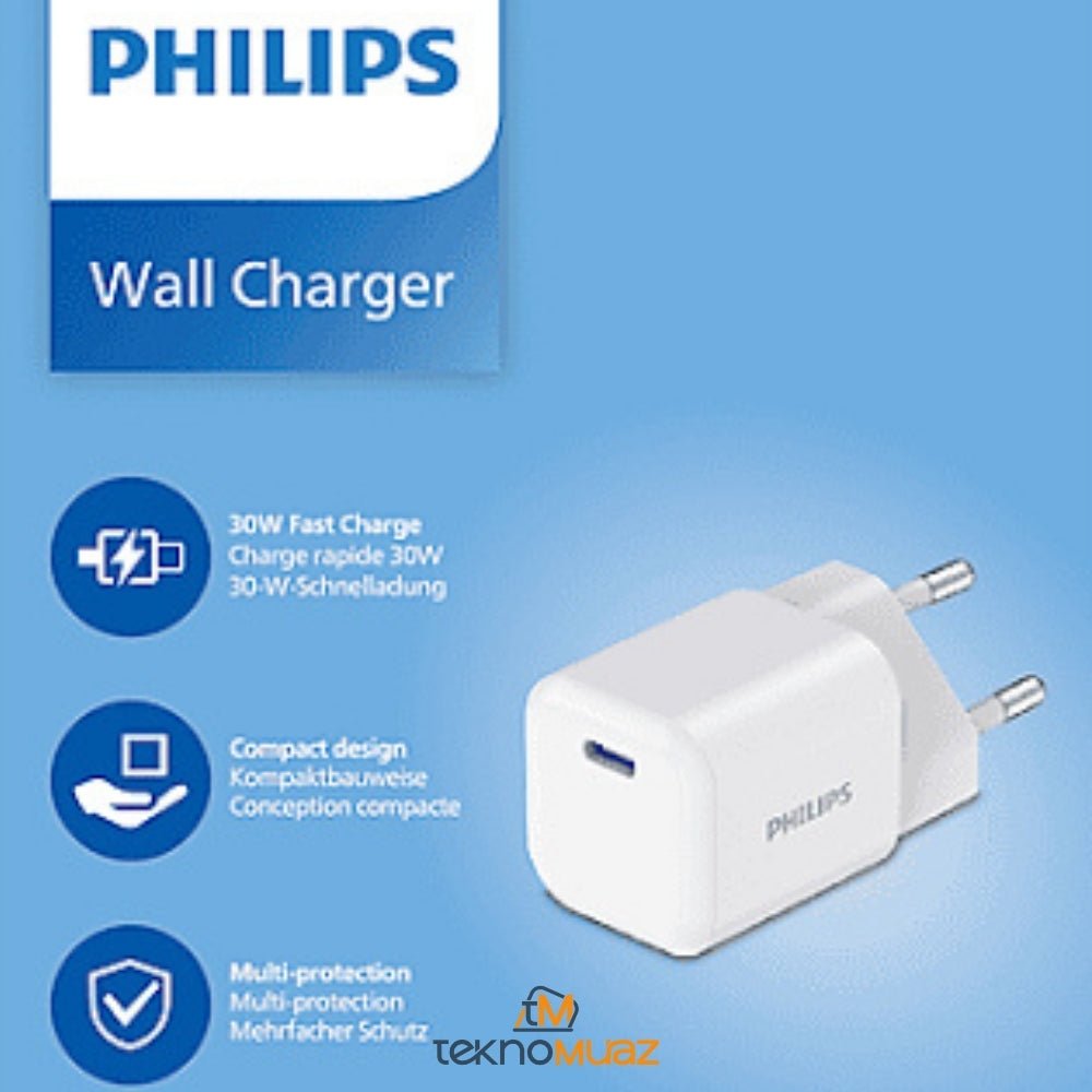 Philips DLP4312C 20W Type - C Pd Hızlı Şarj Adaptörü ürünü - Şarj Aleti kategorisi | Tekno Muaz