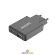 Philips DLP4322C USB Hızlı Şarj Adaptörü, 33W PowerDelivery 3.0 + QuickCharge 3.0, Çift Port USB - C ve USB - A, Eşzamanlı Cihaz Şarj ürünü - Şarj Aleti kategorisi | Tekno Muaz