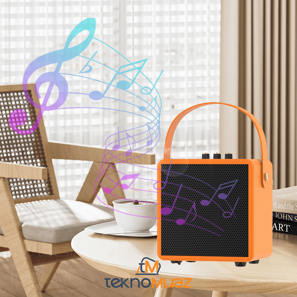 Retro Tarzı Taşınabilir Mini Hoparlör ABS - W1 ürünü - Hoparlör kategorisi | Tekno Muaz