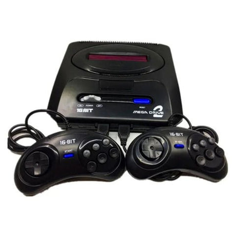 SEGA Mega Drive 2 Retro Oyun Konsolu | 16 - Bit Klasik Oyunlar + 2 Kablolu Kol ürünü - Aksesuar kategorisi | Tekno Muaz