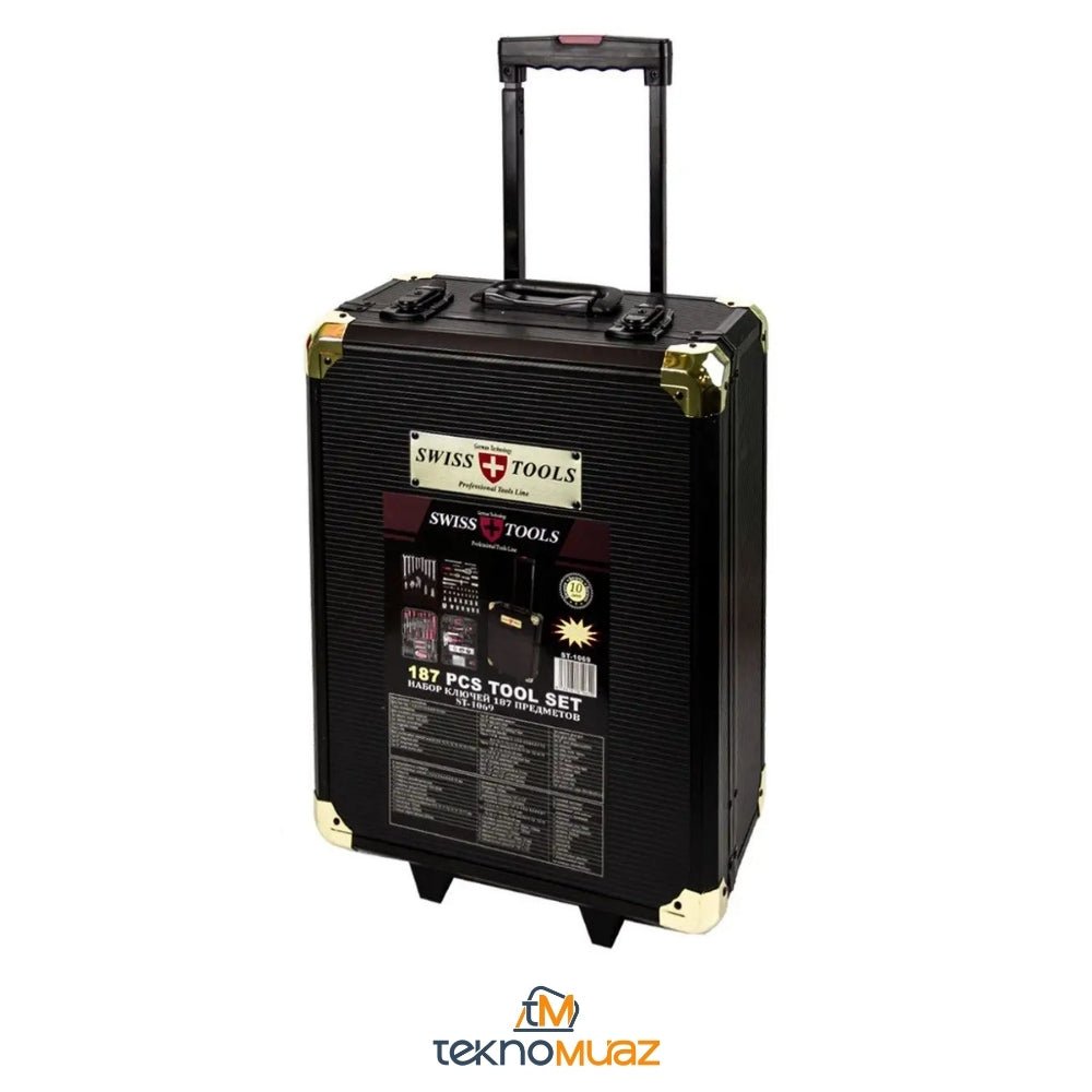Swiss Tools 187 Parça Takım Çantası ürünü - Hırdavat kategorisi | Tekno Muaz