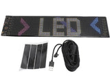 USB LED Pixel Tabela – Programlanabilir Kaydırmalı Yazı Paneli (Araba & Masaüstü) 90 cm ürünü - Aksesuar kategorisi | Tekno Muaz