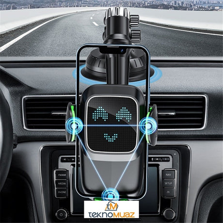 Vantuz Telefon Tutucu Ön Cam/Gösterge Paneli/Pencere Evrensel Vantuz Araç Telefonu Tutucu Dağı Yapışkan Jel Ped ile Uyumlu ürünü - kategorisi | Tekno Muaz