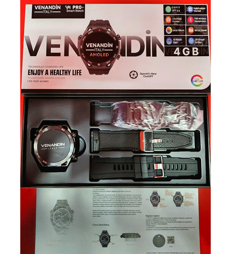 Venandin İtaly V4 Pro+ Plus Smart Watch Akıllı Saat | | TeknoMuaz