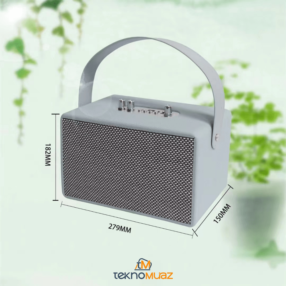 Vintage Bluetooth Bluetooth Retro hoparlör ABS - 3201W ürünü - Hoparlör kategorisi | Tekno Muaz