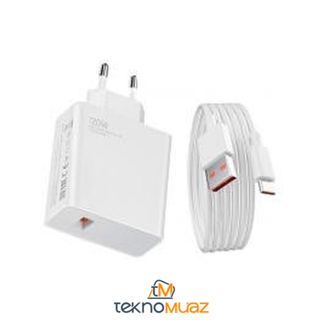 Xiaomi 120 Wat Turbo Şarj Aleti Takımı (kablo+başlık) ürünü - kategorisi | Tekno Muaz