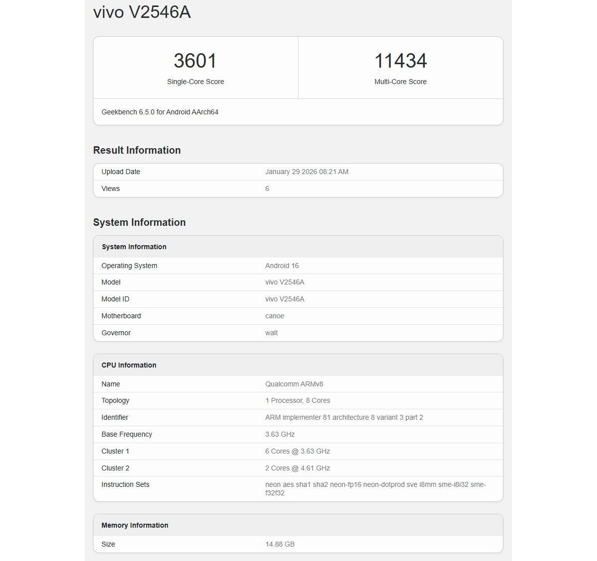 iQOO 15 Ultra, işlemci ve RAM miktarını ortaya çıkaran Geekbench testinden geçiyor