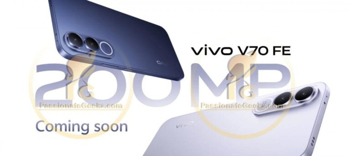 vivo V70 FE tasarımı ve özellikleri sızdırıldı, 200MP arka kamera sunacağı söyleniyor