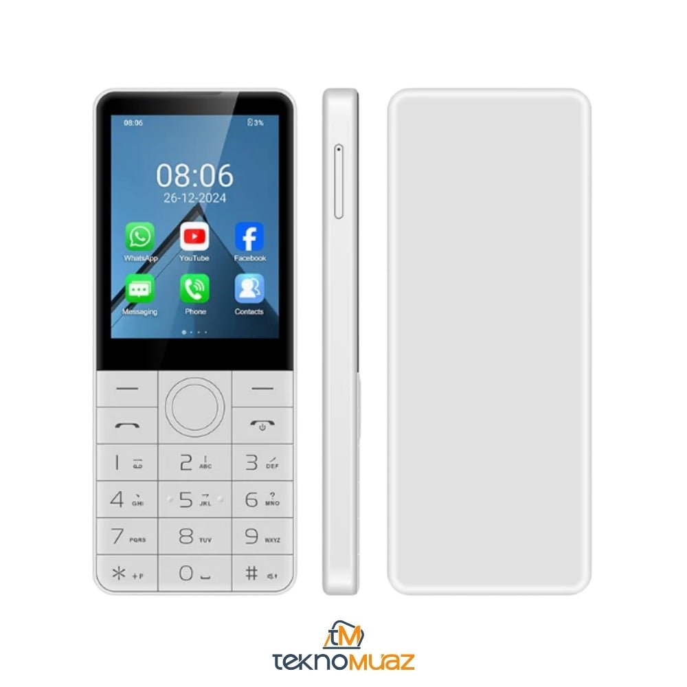 Doov R77 Dokunmatik Ekran Android 6/128 Kamerasız Tuşlu Cep Telefonu (asker telefonu)