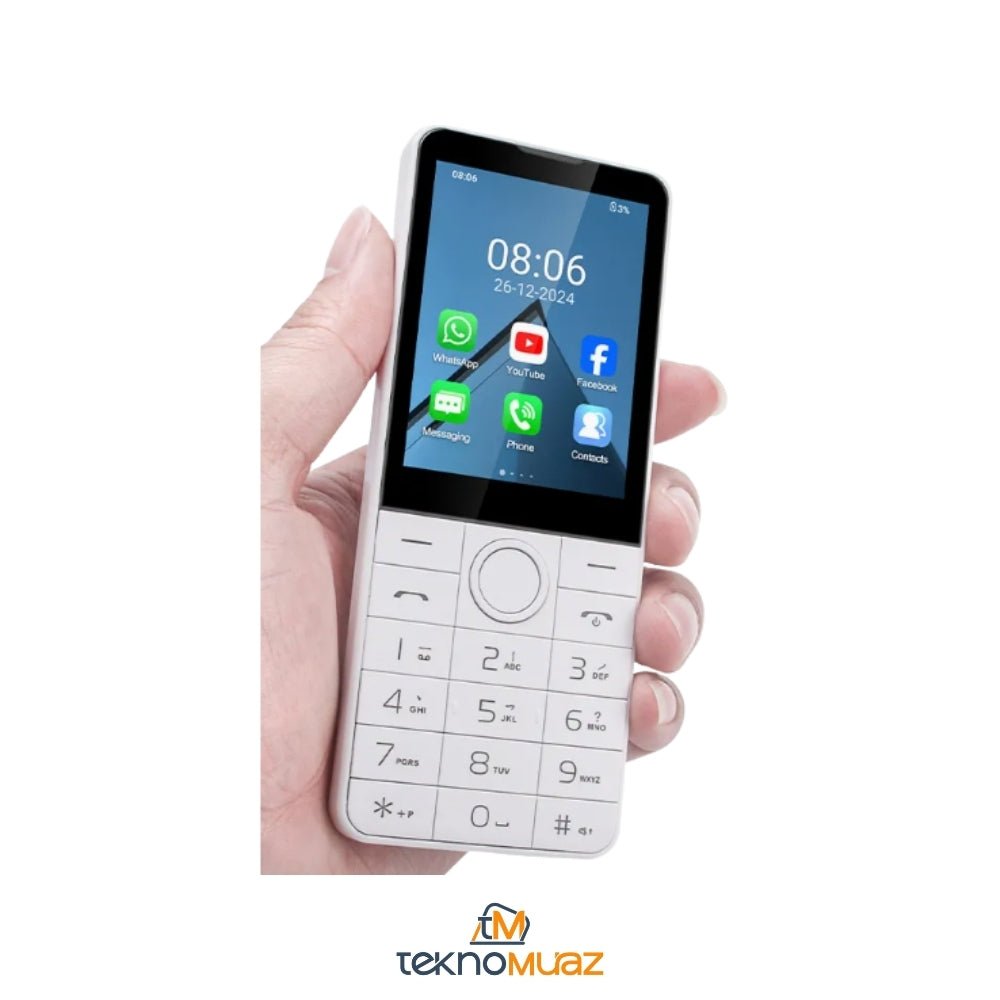 Doov R77 Dokunmatik Ekran Android 6/128 Kamerasız Tuşlu Cep Telefonu (asker telefonu)